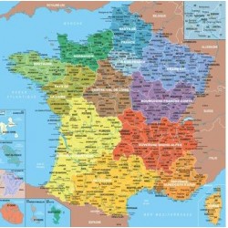 Puzzle carte de France
