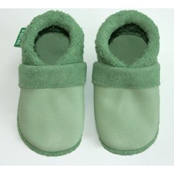 Chausson cuir végétal uni