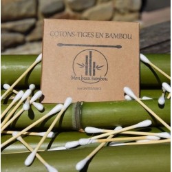 Coton tiges bambou